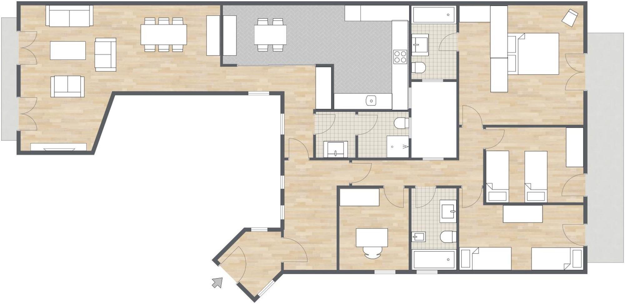 Aspasios Rambla Catalunya Apartments Barselona Oda fotoğraf