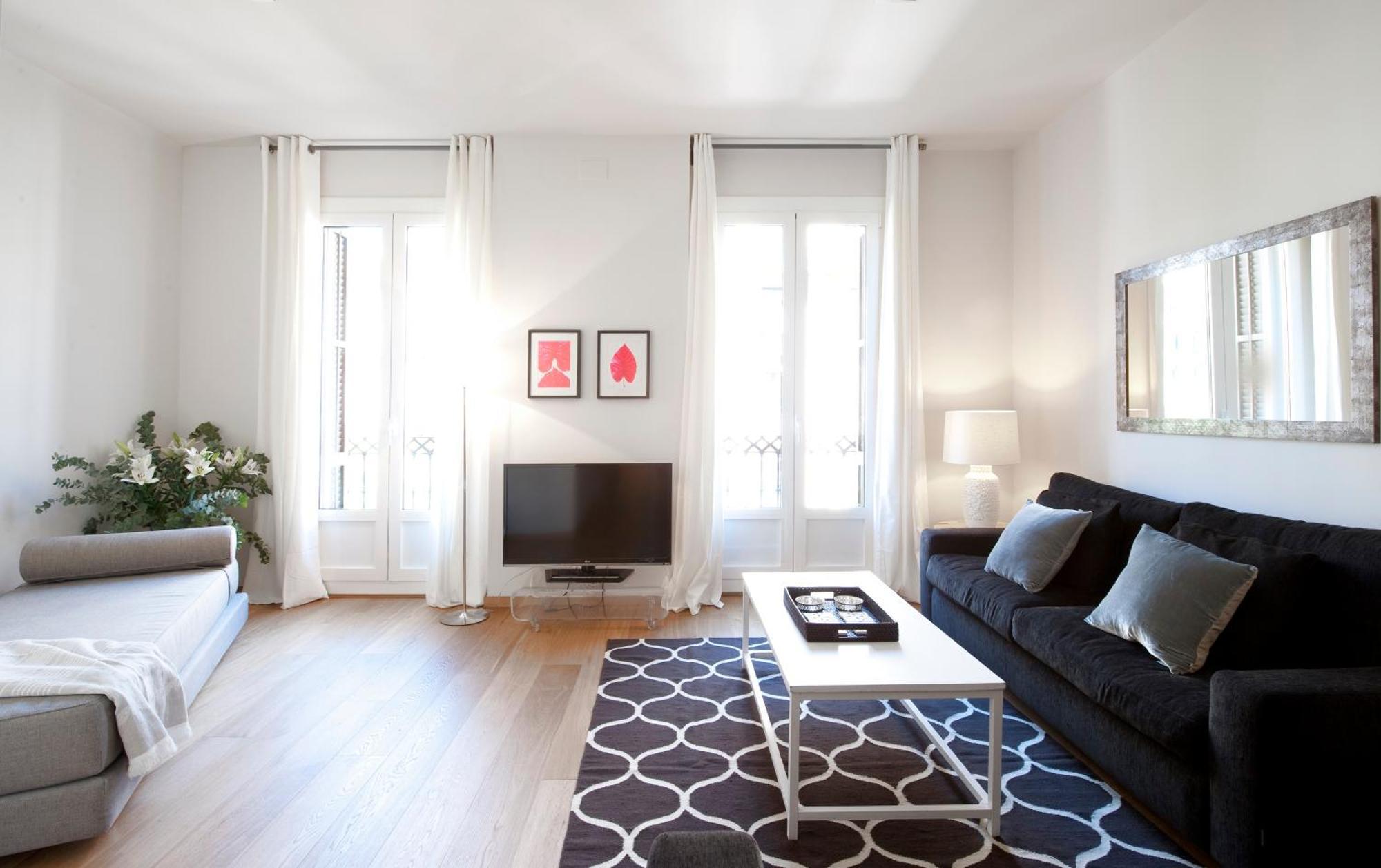 Aspasios Rambla Catalunya Apartments Barselona Oda fotoğraf