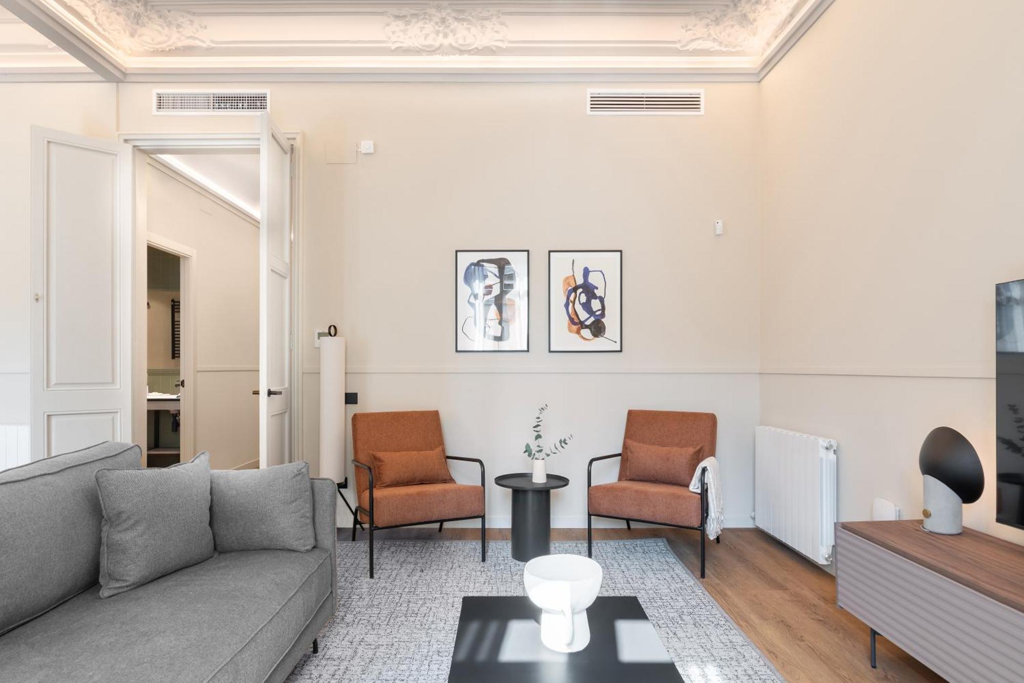 Aspasios Rambla Catalunya Apartments Barselona Oda fotoğraf