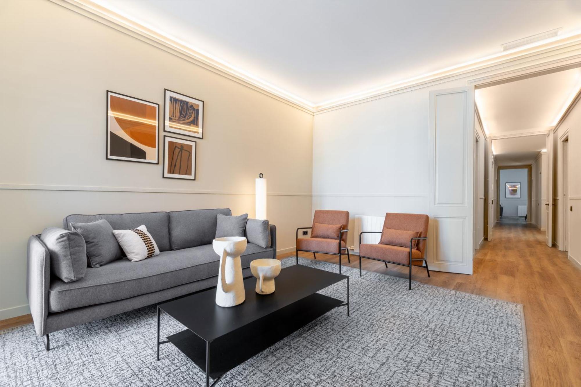 Aspasios Rambla Catalunya Apartments Barselona Oda fotoğraf